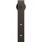 Ekena Millwork Premium J-Strap Roller Hanger w/ Bolts for Barn Door for 2 1/4" Doors, Bronze Texture GB60015RBZ - alternate 1